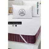 Mislina Home Micro Classic Sıvı Su Geçirmez Köşe Lastikli Ped Tek Çift Kişilik Bebek Çocuk Yatak Koruyucu Alezi