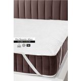 Mislina Home Premium Sıvı Su Geçirmez Ped Koşe Lastikli Tek Kişilik Çift Kişilik Sessiz Yatak Koruyucu Alez