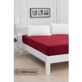 Mislina Home Roza Bebek Çocuk Lastikli Penye Çarşaf Bordo