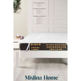 Mislina Home Wellsoft Sıvı Su Geçirmez Ped Dört Köşe Lastikli Tek Çift Kişilik Yatak Koruyucu Sessiz Alez - Beyaz - 200 x 200 cm