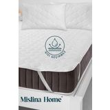 Mislina Kapitone Microfiber Köşe Lastikli Ped Sıvı Su Geçirmez Tek Kişilik Çift Kişilik Yatak Koruyucu Alez