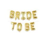 MİSLİNA PARTİ EVİ Brıde To Be Balon Seti Folyo Gold