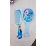misobaby Sihirli Frozen Aynalı Tarak - Frozen Ayna - Elsa Tarak Seti Mavi
