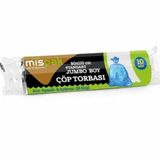 Mispak Jumbo Boy Siyah 10 Adet 80x110 cm Eko Çöp Poşeti