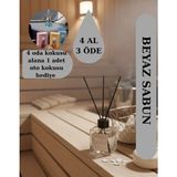 Misra Home 100ML Beyaz Sabun Kokusu Çubuklu Oda Kokusu Koku Dolap Kokusu Oda Parfümü Kokusu White Soap