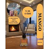 Misra Home 100ML Mango Kokusu Çubuklu Oda Kokusu Dolap Banyo Ev Oda Parfümü