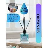 Misra Home 100ML Okyanus Kokusu Çubuklu Oda Kokusu Dolap Banyo Ev Oda Parfümü Oda Kokusu