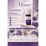 Misra Home Collection Lavanta Esansiyel Uçucu Koku Yağı Difüzör Esansı Buhurdanlık Yağı Aromaterapi Yağı 10ML