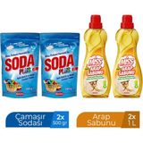 MİSS ARAP SABUNU 1 L X 2 ADET + SODA PLUS 500 GR X 2 ADET
