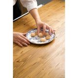 Miss Betty Blue Life Emaye 2'li Pasta Tabak 20CM - YOK - Renkli