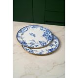 Miss Betty Blue Life Emaye 2'li Sunum Tabak 30CM - YOK - Renkli