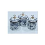 Miss Betty Emaye Kavanoz Saklama Kabı 12cm 3 Lü Set 8324