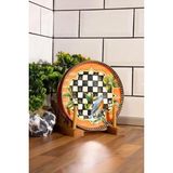 Miss Betty Paradıse Emaye 2'li Pasta Tabak 20CM - YOK - Renkli