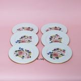 Miss Betty Rose Deluxe Porselen 6'lı Pasta Tabağı