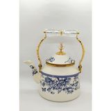 Miss Betty Vintage Blue Emaye Kettle