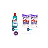 Miss ÇAMAŞIR DETERJANI ARAPSABUNU ETKİLİ 1500 ML 1 ADET SODA PLUS LAVANTA 500 GR 2 ADET