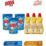 Miss Çamaşır Sodası x 3 ve Missarap Sabunu x 3