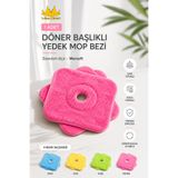 Miss Clean ( 1 ADET ) Standart Ölçü Döner Başlıklı Yedek Mop Bezi Wersoft Leke Tutmaz Koku Yapmaz