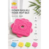 Miss Clean ( 1 ADET ) Standart Ölçü Döner Başlıklı Yedek Mop Bezi Wersoft Leke Tutmaz Koku Yapmaz