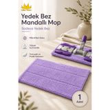 Miss Clean ( 1 Adet ) Yedek Bez Mandallı Mop Sadece Yedek Bez Mikrofiber Bezi