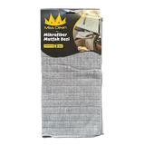 Miss Clean Mikrofiber Kareli Yüzey Cam Temizlik Bezi 40X40 Cm Süper Emici - Gri - 3'Lü