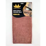Miss Clean Mikrofiber Kareli Yüzey Cam Temizlik Bezi 40X40 Cm Süper Emici - Kahverengi - 3'Lü