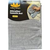 Miss Clean Mikrofiber Kareli Yüzey Cam Temizlik Bezi 50x70 Cm Süper Emici - 320 Gr. - Gri - 1 Adet Gri