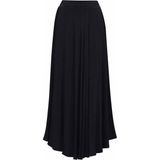 Miss Dalida Verev Kesim Cupro Kloş Etek T25Y-2012 - Siyah - L - XL