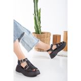 miss fırat PLATFORM TOPUKLU KADIN SANDALET
