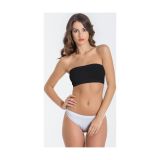 Miss Fit 1401 Telsiz Kapsız Straplez Dikişsiz Lazer Kesim Büstiyer (SİYAH, L-XL)