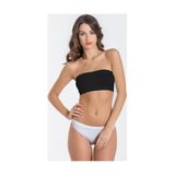 Miss Fit 1401 Telsiz Kapsız Straplez Dikişsiz Lazer Kesim Büstiyer (SİYAH, M-L)