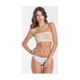 Miss Fit 1401 Telsiz Kapsız Straplez Dikişsiz Lazer Kesim Büstiyer (TEN, M-L)