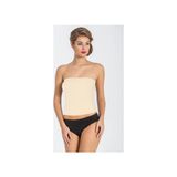 Miss Fit Kadın Straplez Uzun Büstiyer %90 Polyamid %10 Elastan Rahat Kesim - Ten
