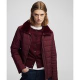 Miss İpekyol Suni kürk yakalı şişme mont IW6250012256035 - 36 - Bordo