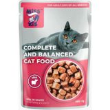 Miss Kis Premium Pouch Tavuklu Sıgırlı Yetişkin Kedi Konservesi 100 gr Besleyici Mama