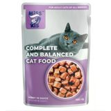 Miss Kis Tavşanlı Yetişkin Kedi Pouch 100 Gr - Hassas Kediler İçin Novel Protein Yaş Mama
