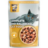 Miss Kis Tavuklu Kedi Konservesi Ekonomik Mama 100 Gr Tam ve Dengeli Beslenme