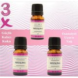 Miss Lina Portakal,elma,bubblegum Saf Esansiyel Uçucu Yağ Buhurdanlık Yağı Difüzör Esansı Aromaterapi 3x 10ML - 3 adet