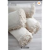 Miss Linda Home Collection Miss Linda Home Pamuklu Buldan Işi Koltuk-Çekyat Örtüsü 180 x 450 cm - Natural