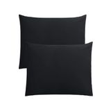 miss linda home collection Misslinrdahome %100 Pamuklu Siyah Iki Adet 50x70 Yastık Kılıfı 1044