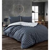 Miss Linda Home Collection Nç3 Miss Linda Home Pamuklu Çift Taraflı Çift Kişilik Nevresim Takımı - Antrasit - 200 x 230 cm