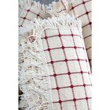 Miss Linda Home Collection Pamuklu Buldan Işi Çekyat Örtüsü 180 x 250 cm - Bordo
