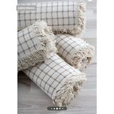 Miss Linda Home Collection Pamuklu Buldan Işi Koltuk Örtüsü - 100 x 180 cm - Kahverengi