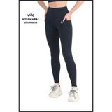 Miss Maral Kadın Lacivert Yüksek Bel Toparlayıcı Çift Cepli Spor Tayt Bilek Boy Slim Fit Görünüm 1057 - 2XL