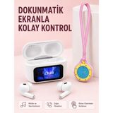 Miss Mojo Dokunmatik Ekranlı Kablosuz Kulaklık ve Pembe Çanta Aksesuar Saati Avantajlı Set - Belirtilmemiş