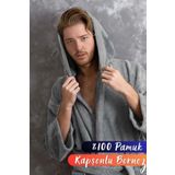 Miss Paris Home Kapşonlu Bornoz - Kadın Ve Erkek | %100 Pamuk | Dayanıklı | Hızlı Kuruma | Yumuşacık Konfor