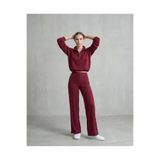 Miss Prova Bordo Fitilli Scuba Kumaş Geniş Paça Örme Spor Eşofman Altı MISSEA0095