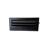 Miss Worble 40x15 cm Siyah Hareketli Panjurlu Şömine Menfezi
