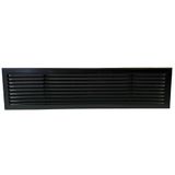 Miss Worble Alüminyum Lineer 60x15 cm Siyah Şömine Menfezi