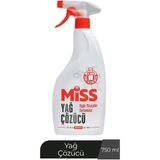 Miss Yağ Çözücü 750 ml Spreyli Temizlik Ürünü Yağlı Yüzeyler İçin Güçlü Formül